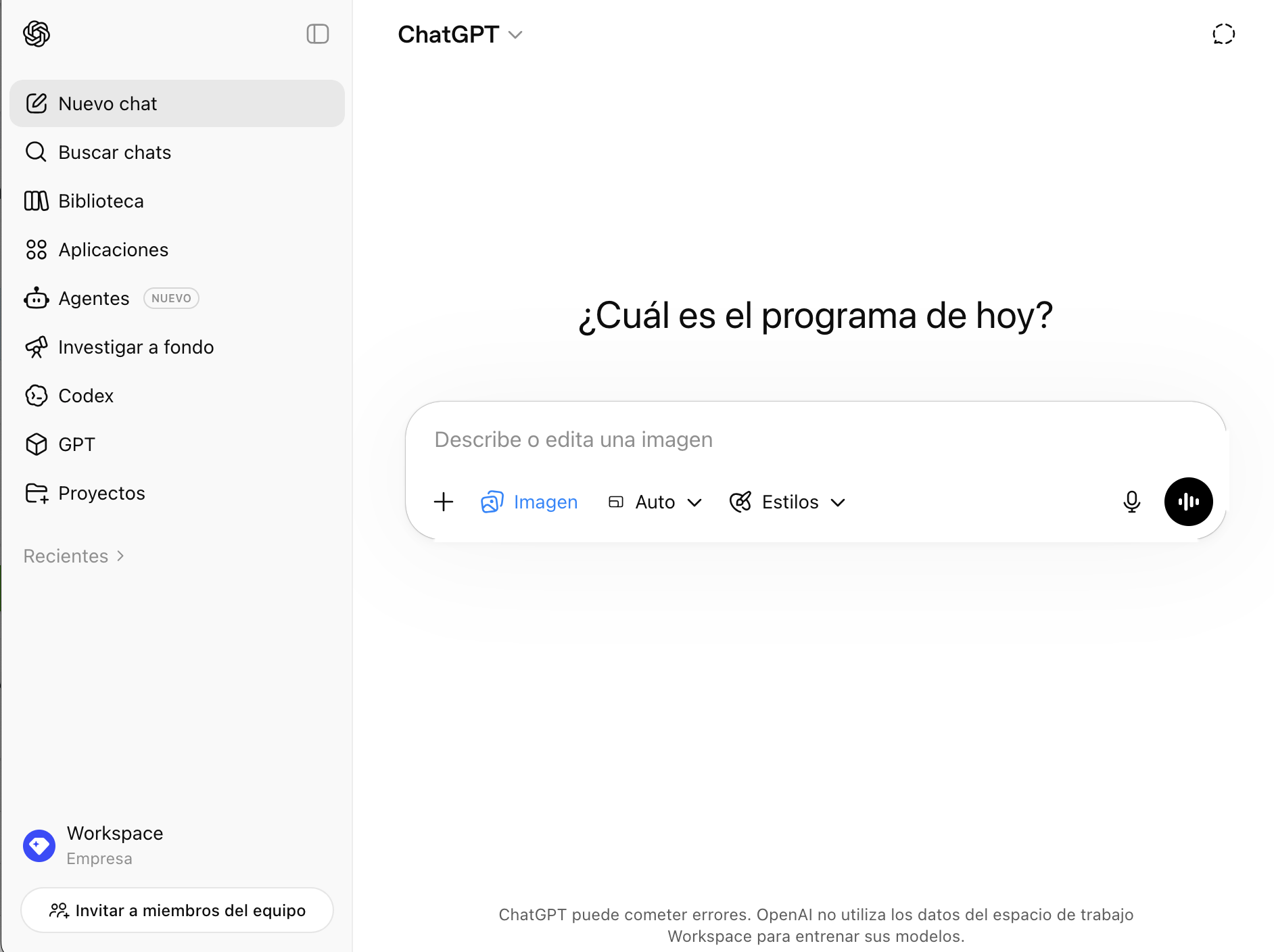 ChatGPT Business + Codex